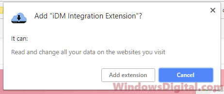 Add iDM integration extension to Chrome