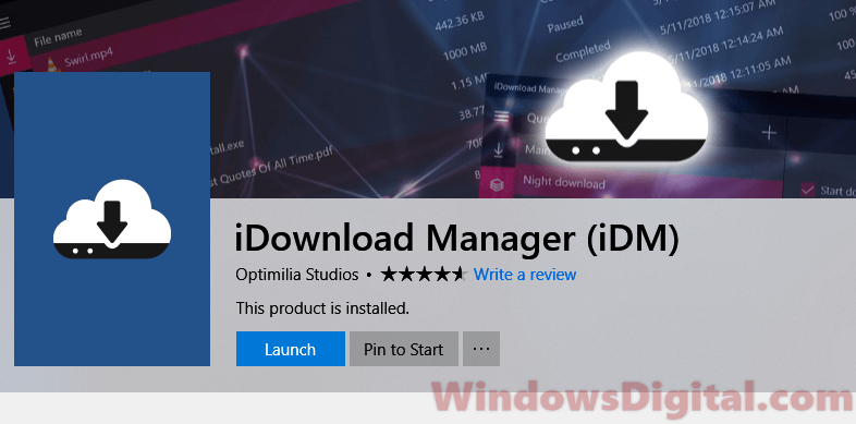 Download iDM extension for Chrome Windows 10