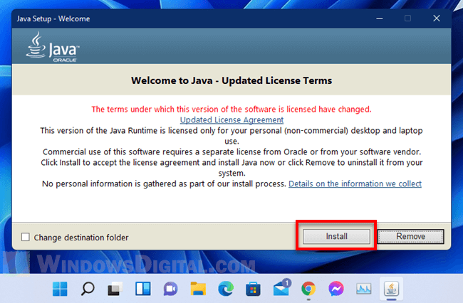 How to Download and Install Java Latest Version in Windows 11
