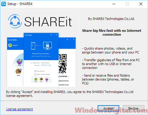 Lenovo SHAREit for Windows 10 64-bit PC Download